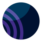 blue and purple decorative circle
