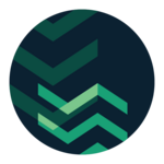 green decorative circle