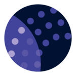 purple decorative circle