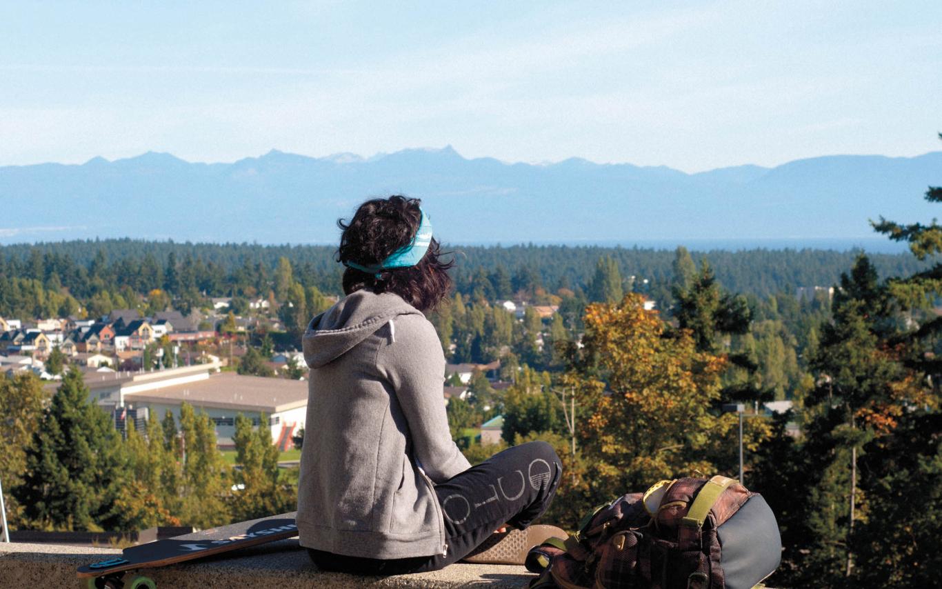 A female student of the Addiction Studies Certificate program