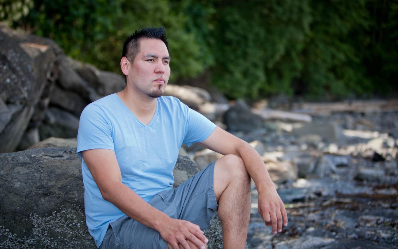 A Community Health Promotion for Aboriginal Communities Student enjoying nature