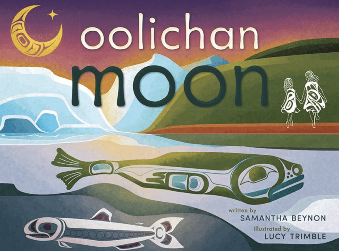 Cover of Samantha's new book called Oolichan Moon